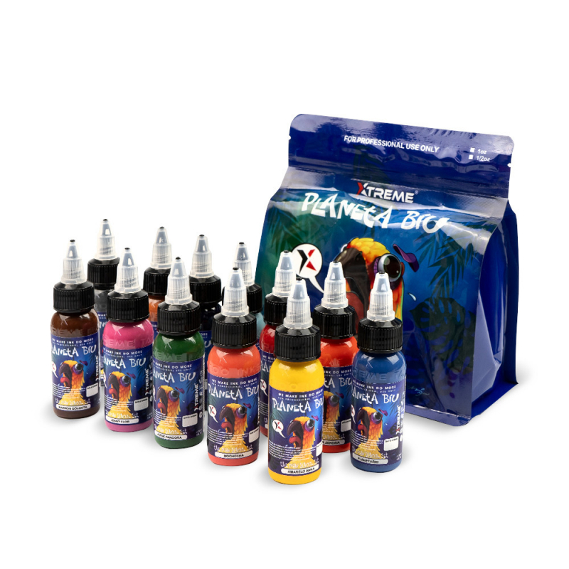 XTreme Ink - PLANETA BIU NEW SCHOOL SET 12x30ML (Reach Compliant)