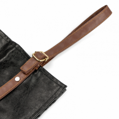UNISTAR Protective Leather Apron, Black /1 pc/